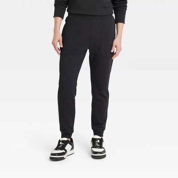 ✨All In Motion Men's Heavyweight Waffle Knit Sz Medium Jogger Sweatpants Pants✨ - Picture 1 of 7